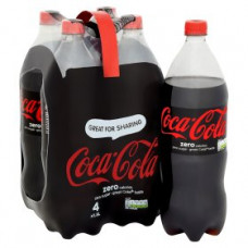 Coca Cola Zero Pet Fles, Tray 4x1,5 Liter